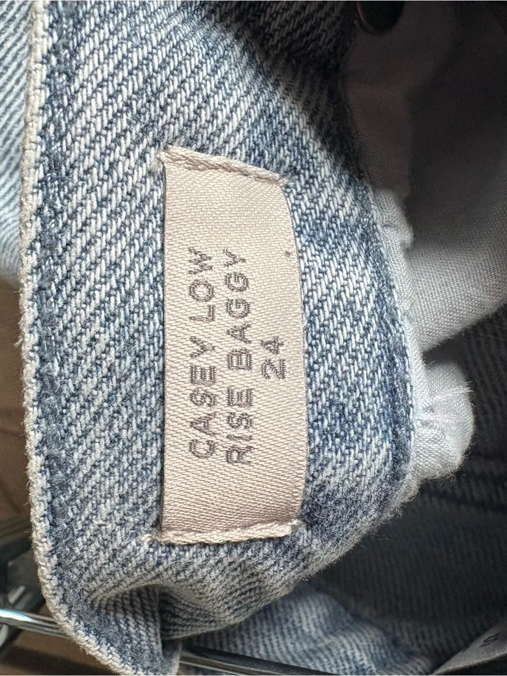 PacSun Light Blue Wide-Leg Jeans with Bow Embroidery